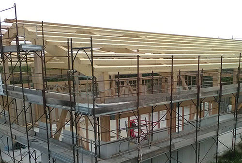 Produzione tetti in legno Treviso