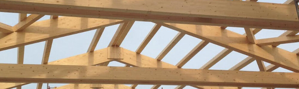 Realizzazione tetti in legno lamellare